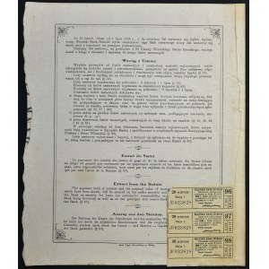 Vilniuská pozemková banka, 4,5% hypotekárny záložný list, 100 zlotých 1926, séria I