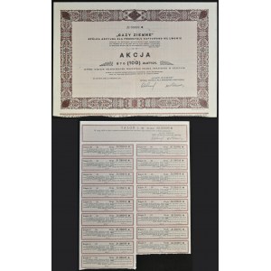 „Gazy Ziemne” Spółka Akcyjna dla Przemysłu Naftowego, 100 zł 1931