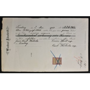 Weksel, Lwów 1901