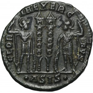 Roman Imperial, Constans, Follis