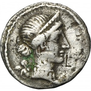 Roman Republic, Julius Caesar, Denarius 46 BC