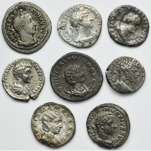 Lot, Roman Imperial, Denarius and Antoninianus (8 pcs.)