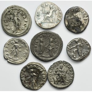 Lot, Roman Imperial, Denarius and Antoninianus (8 pcs.)