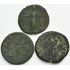 Lot, Roman Imperial, Sestertius (3 pcs.)