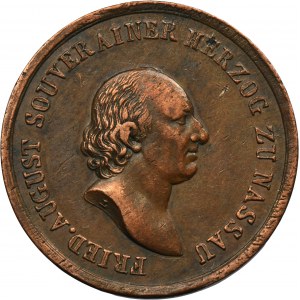 Germany, Duchy of Nassau, Medal Friedrich August 1808 - RARE
