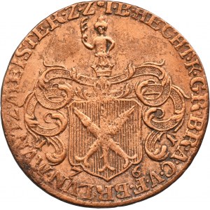 Germany, Johann Benjamin Hecht, Rechenpfennig Zellerfeld 1761