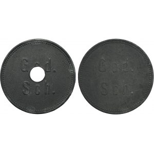 Set, Ruda in Oberschlesien, Morgenroth, Godullaschacht, 5 Pfennig and 20 Pfennig (2 pcs.)