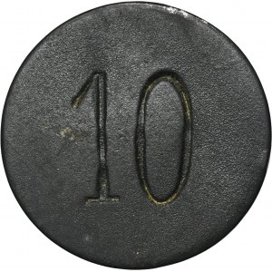 Ruda in Oberschlesien, Morgenroth, Paulusgrube, 10 Pfennig
