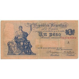 Argentina, 1 Peso 1900