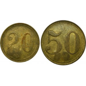 Súprava, Zabrze, Borzyków, 20 Fenig a 50 Fenig (2 kusy).