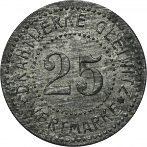Gleiwitz, Drahtwerke, 25 Pfennig