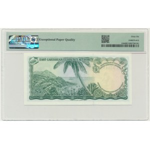 Caraïbes orientales, 5 dollars (1965) - PMG 66 EPQ