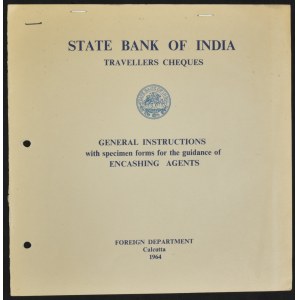 State Bank of India, chèques - spécimens/SPECIMEN