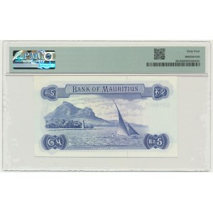 Mauritius, 5 Rupees (1967) - PMG 64