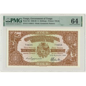 Tonga, 4 Shillings 1966 - PMG 64