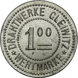 Gleiwitz, Drahtwerke, 1 Mark