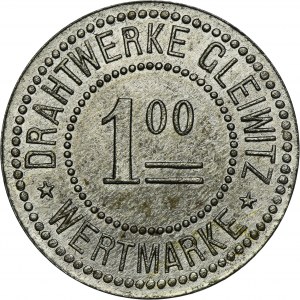 Gleiwitz, Drahtwerke, 1 Mark