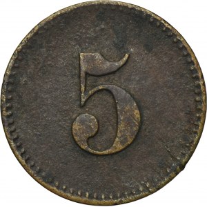Gleiwitz, Gleiwitzer Grube, 5 Pfennig