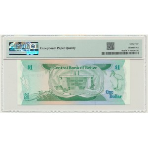 Belize, $1 1987 - PMG 64 EPQ