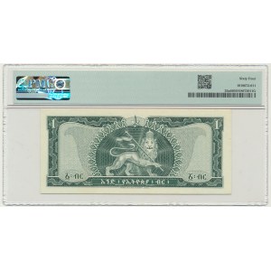 Ethiopia, 1 Dollar (1966) - PMG 64