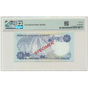 Bermuda, 1 Dollar (1985) - SPECIMEN - PMG 66 EPQ
