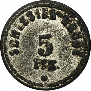 Schwientochlowitz, Chropatschow, Schlesiengrube, 5 Pfennig