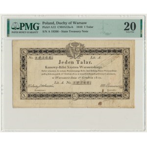 1 talar 1810 - Sobolewski - ze stemplem - PMG 20