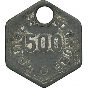 Schwientochlowitz, Deutschlandgrube, 500 Pfennig - UNLISTED