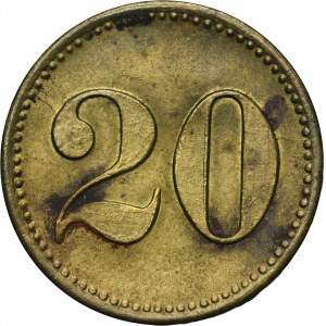 Beuthn, Roßberg, Consolidierte Heinitzgrube, 20 Pfennig - UNLISTED