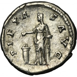 Empire romain, Faustine l'Ancienne, Denier posthume