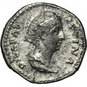 Roman Imperial, Faustina I, Posthumous Denarius