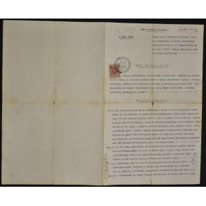 Skrypt dłużny, Wadowice 1929 r., pożyczka 500 dolarów