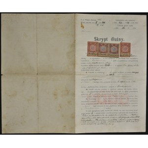 Skrypt dłużny, Ustroń/Skoczów 1909