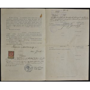 Skrypt dłużny, Ustroń/Skoczów 1909