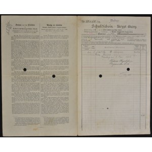 Skrypt dłużny, Bank Austriacko-Węgierski, Lwów 1896