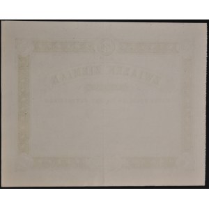 Zväz vlastníkov pôdy vo Varšave, podiel 540 mkp, 1922 - gróf Julius du Chateau