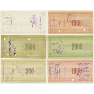 Set, NBP traveller's cheques (6 pcs.)
