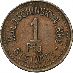 Gleiwitz, Huldschinsky Werke, 1 Pfennig
