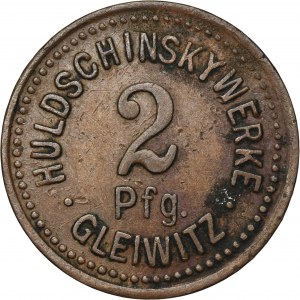 Gleiwitz, Huldschinsky Werke, 2 Pfennig