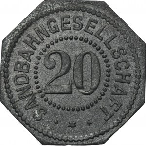 Gleiwitz, Sandbahngesellschaft, 20 Pfennig