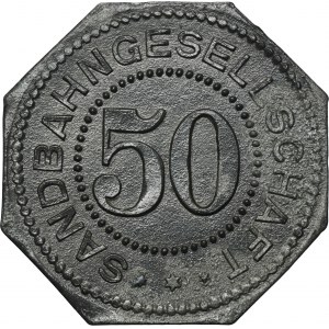 Gleiwitz, Sandbahngesellschaft, 50 Pfennig