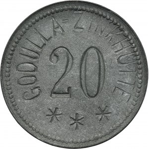 Ruda Śląska, Godula, zinkovňa, 20 Feniges