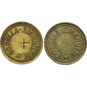 Set, Ruda in Oberschlesien, Godulla, Zinkhütte, Wertmark without denomination (2 pcs.)