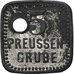 Beuthn, Miechowitz, Preussengrube, 5 Pfennig