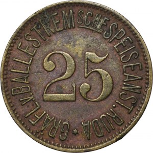 Ruda in Oberschlesien, Ruda, Gräflich von Ballenstrem'sche Werke, 25 Pfennig - UNLISTED