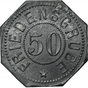 Ruda in Oberschlesien, Friedenshütte, Friedensgrube, 50 Pfennig