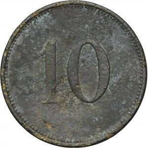 Ruda in Oberschlesien, Friedenshütte, Friedensgrube, 10 Pfennig