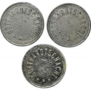 Súprava, Ruda Śląska, Orzegów, šachta Gotard, 1 Fenig, 2 Fenig a 5 Fenig (3 kusy).