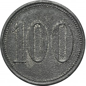 Ruda in Oberschlesien, Orzegow, Gotthardtschacht, 100 Pfennig