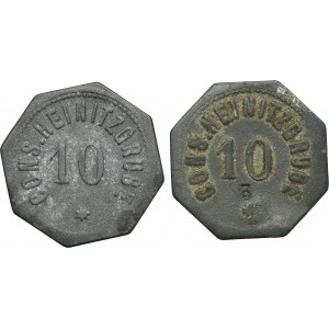 Set, Beuthn, Roßberg, Consolidierte Heinitzgrube, 10 Pfennig (2 pcs.)